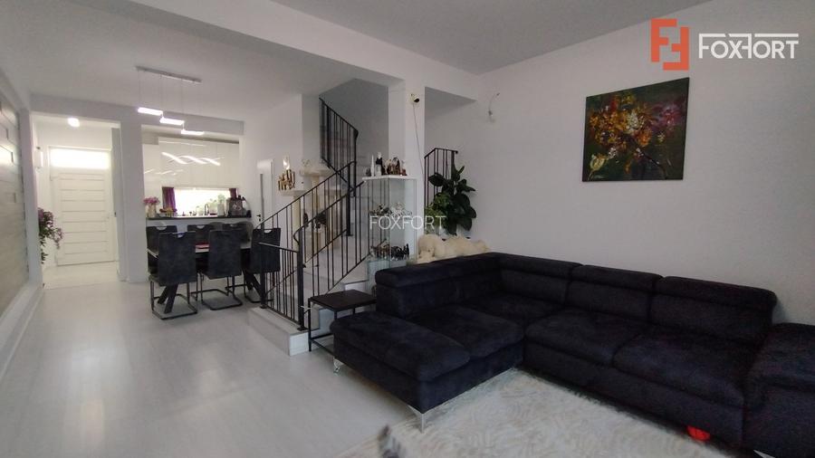 Casa insiruita, 4 camere, Sacalaz - arhitectura moderna, 2 locuri de parcare - 24