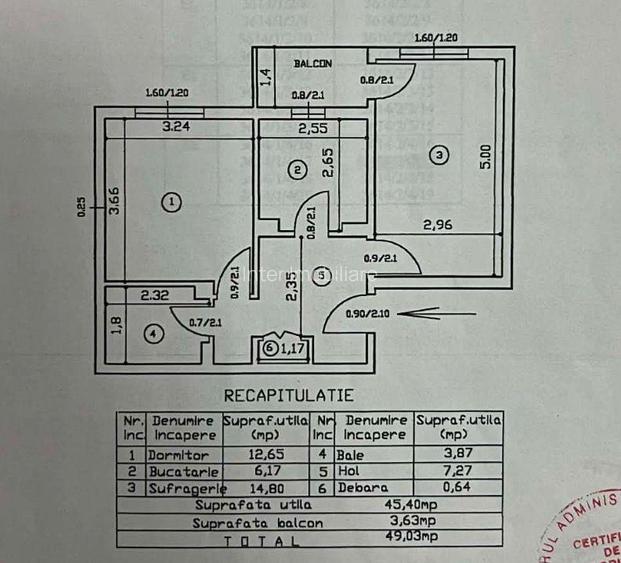 Apartament cu 2 camere decomandat Nicolina-Prima Statie Cod oferta 162544 - 2