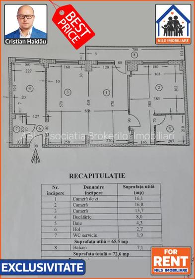 Super pret si locatie! Langa metrou si parc! Ap 2 cam - Brancoveanu - 9