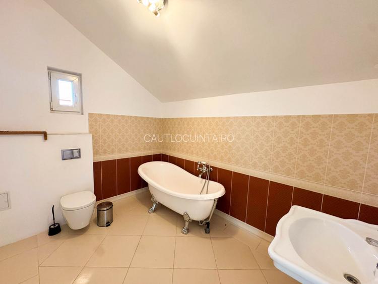 Vila premium 5 camere de inchiriat Pipera | Curte privata 500 mp | Semineu - 8