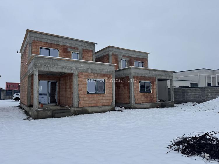 1/2 Duplex Sacalaz P+E,4Camere,2 Bai,Proiect Modern - 4