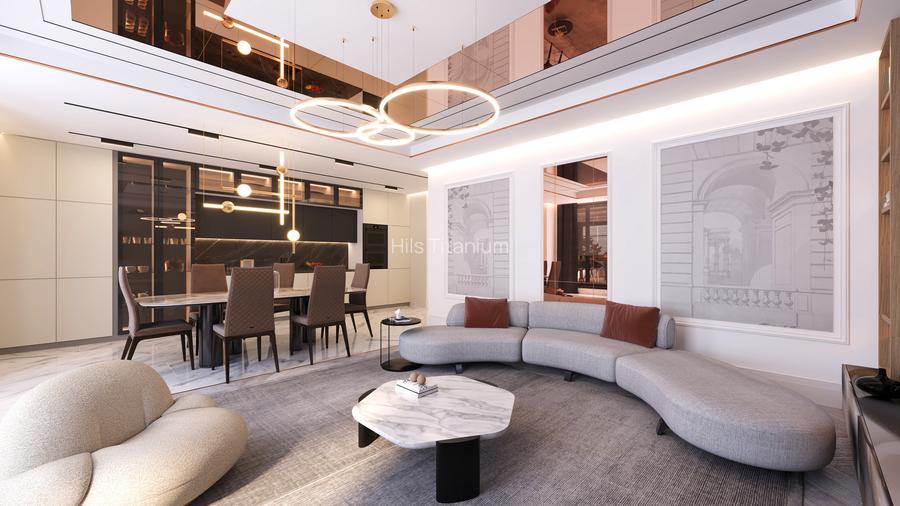 Duplex 4 camere tip 2 cu terasa | HILS Titanium Ansamblu rezidential nou - 11