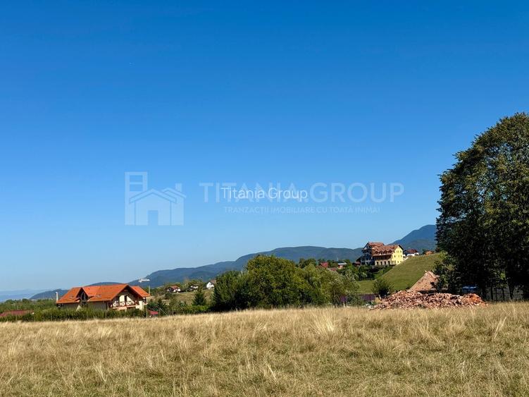 Teren intravilan parcelabil, priveliște spre munți, Sohodol, Bran - 16