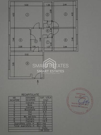 4 Camere-Decomandat-91 Mp-7 Min Metrou Brancoveanu-Tineretului-1992 - 9