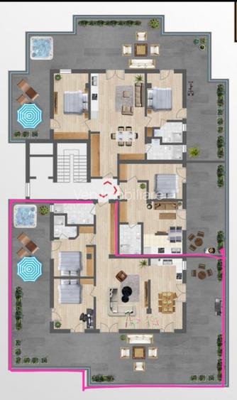 Penthouse de lux | 83 mp utili + terasă 117 mp | Etaj 3 cu lift | Zonă premium - 16