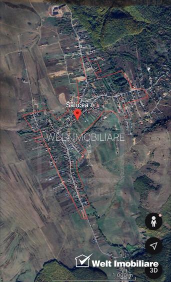 Teren 1725mp/extravilan, Salicea - 2