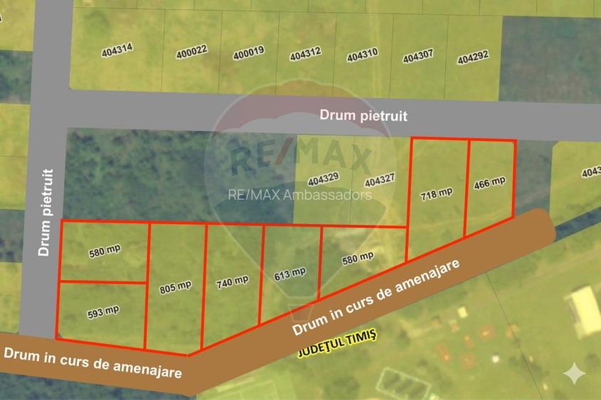 Lot 8 Parcele Intravilan | Oras Buzias | Oportunitate investitie - 2