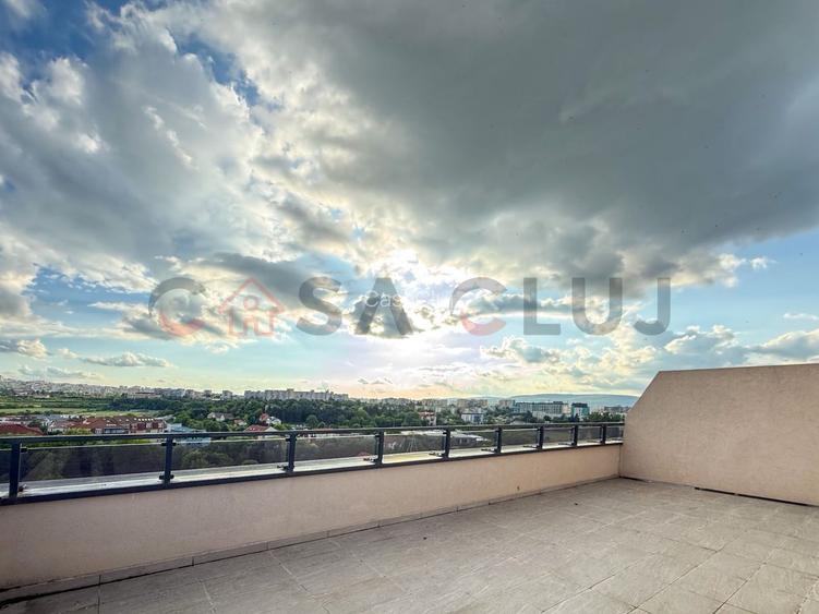Apartament cu 3 camere, terasa 70mp, vedere panoramica - 12