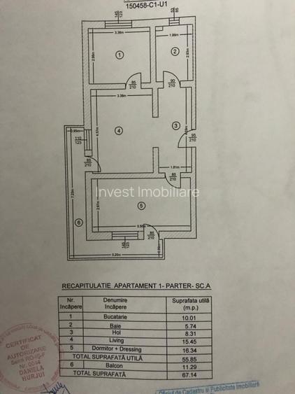 Moara de Vant-Bloc nou-Apartament 2 camere, intabulat, mobilat si utilat - 10