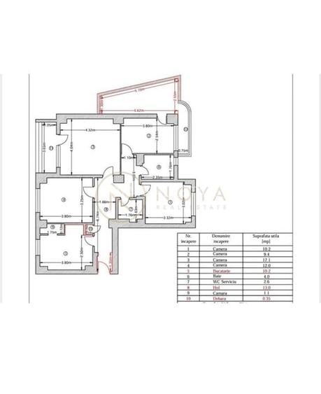 APARTAMENT de 4 CAMERE Dorobanti Romana 1982 - 2