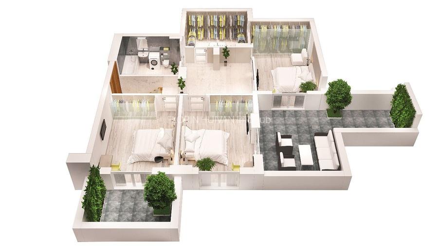 VÂNZARE - PENTHOUSE - COPOU - 157 mp utili - 4