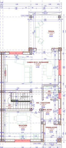 Duplex cu perete dublu, 4 camere si 3 bai finalizat, toate utilitatile - 1