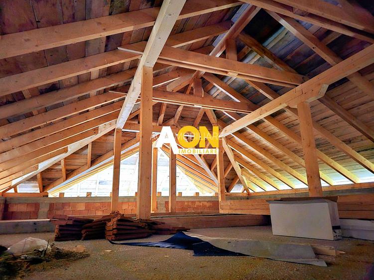 Casa nouă 123 mp utili, semifinisată, 535 mp teren, pod mansardabil - 13