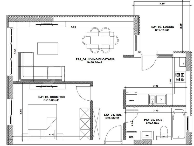Denver Aviatiei | 2 camere | 76mpc | orientare Est-Vest - 1