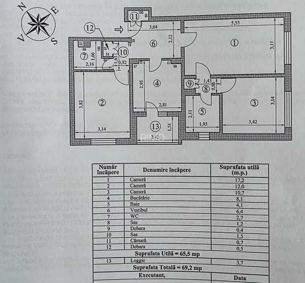 Apartament 3 camere decomandat CRANGASI - 8