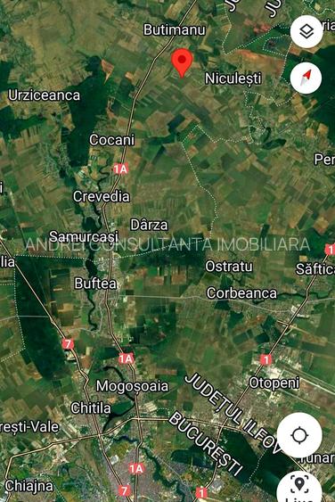 Vanzare 2500 mp, sau 5000 mp sau 7500 mp teren in Butimanu cu pret negociabil - 8