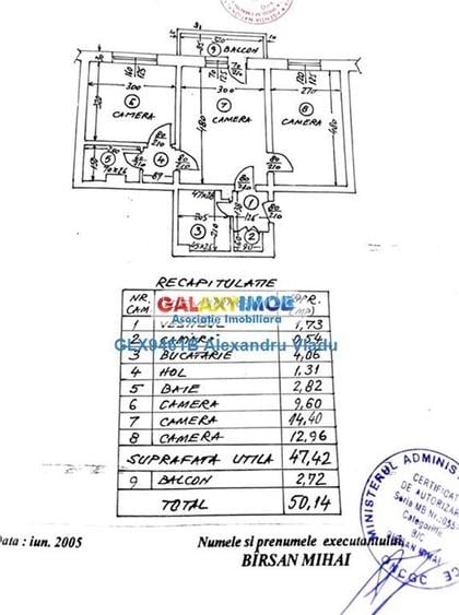 Vanzare 3 camere renovat,mobilat -zona metrou N.Grigorescu - 23