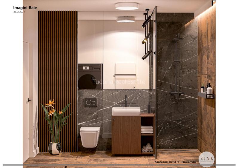 Apartament 2 camere, 56 mp, ultrafinisat, Plopilor-Parcul Rozelor! - 12