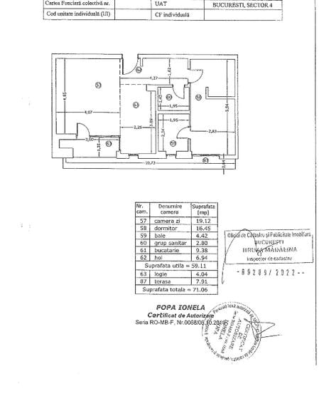 🔑 Proprietar, închiriez apartament 2 camere decomandat pt Birou - Timpuri Noi - 15