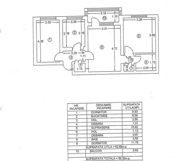 Apartament 3 camere de vanzare  zona ultracentrala - 13