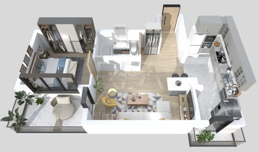 2 camere cu vedere superba Ultracentral - Mosilor - 7