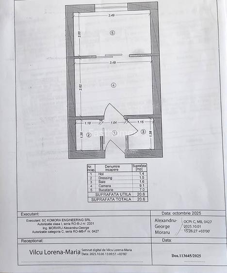 Garsoniera I 21 MP I Semidecomandata | Zonă liniștită | Metrou 1 Decembrie 1918 - 12
