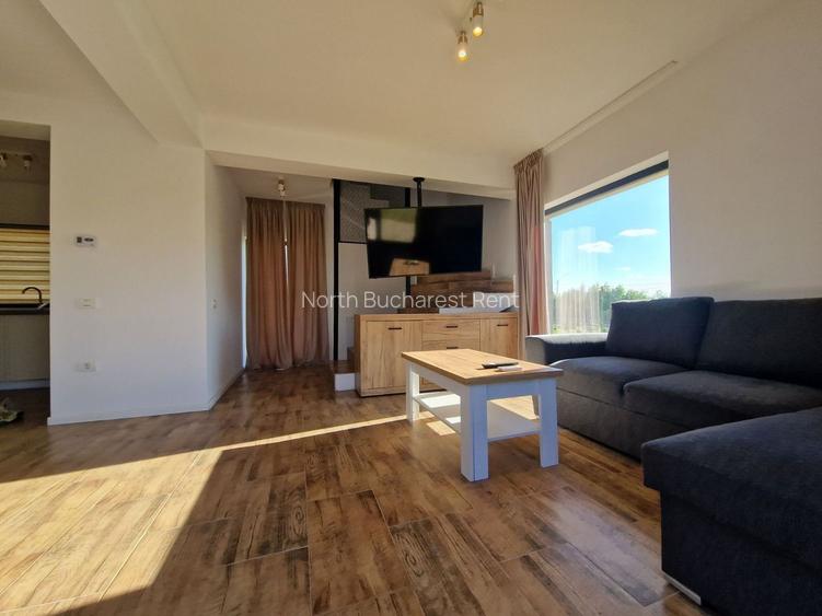 De inchiriat vila moderna cu 3 camere in zona Tunari - 9