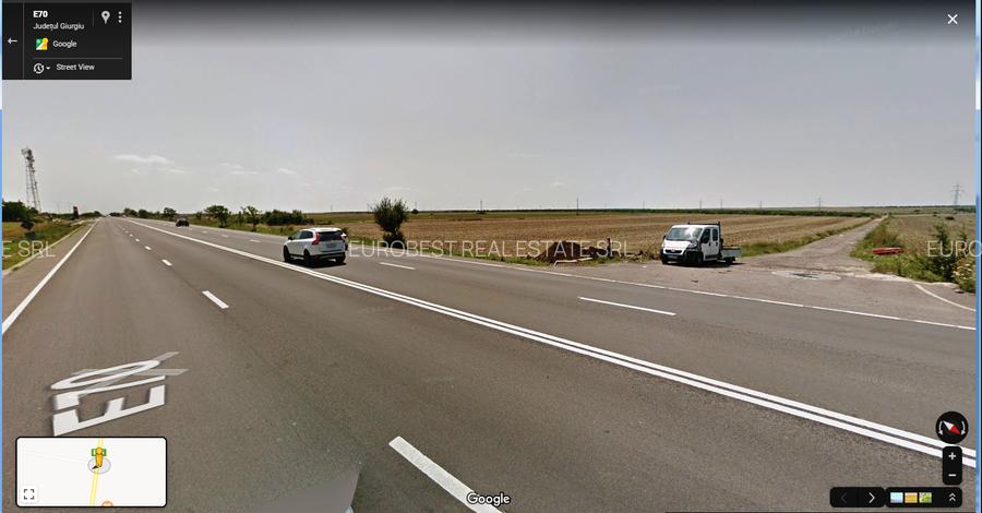 Calugareni, vanzare teren intravilan, 40 ha, dubla deschidere 300 ml, - 2