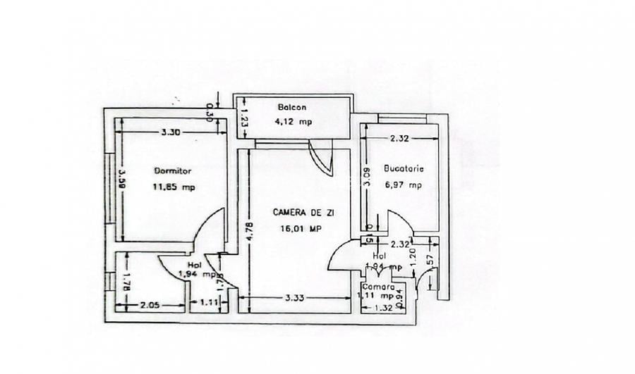 Apartament 2 camere de vânzare in Crevedia, Centrala proprie - 1