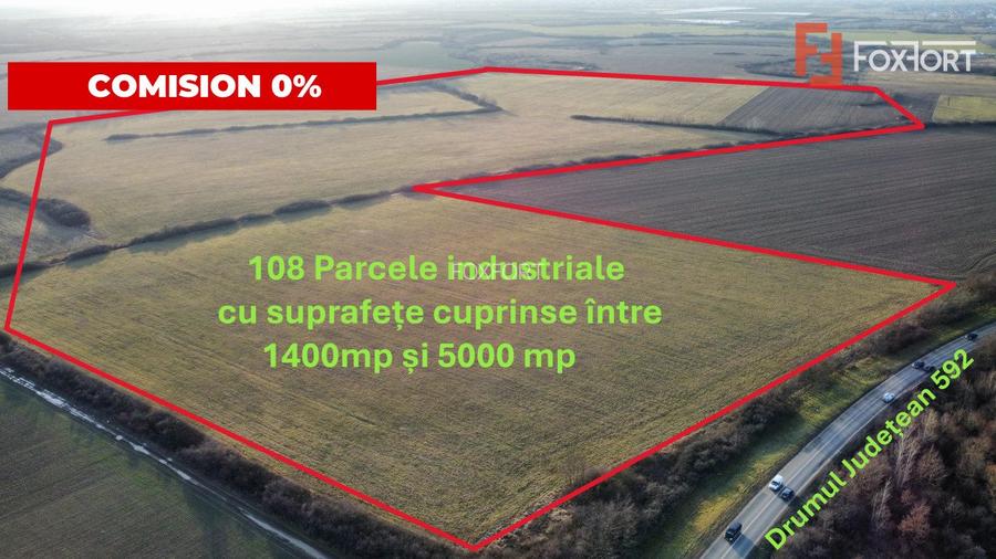 COMISION 0% Parcela Teren industrial cu utilitati, acces TIR - Mosnita - 2