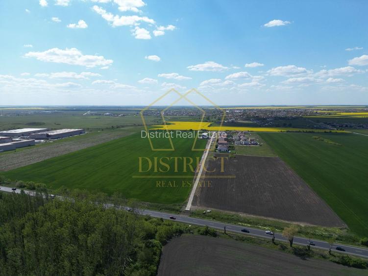COM 0% Teren industrial pretabil hale, servicii | DN69 Sanandrei - 2
