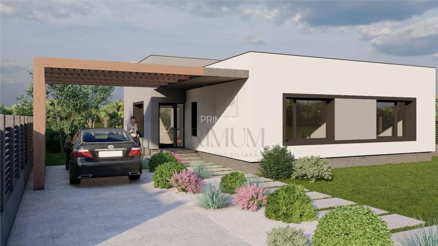 Casa individuala - la rosu - teren 606 mp utili - 4