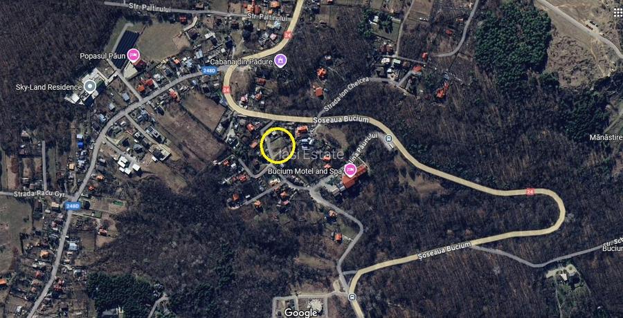 Bucium langa Motel TEREN 1650mp intravilan toate utilitatile acces dublu - 9