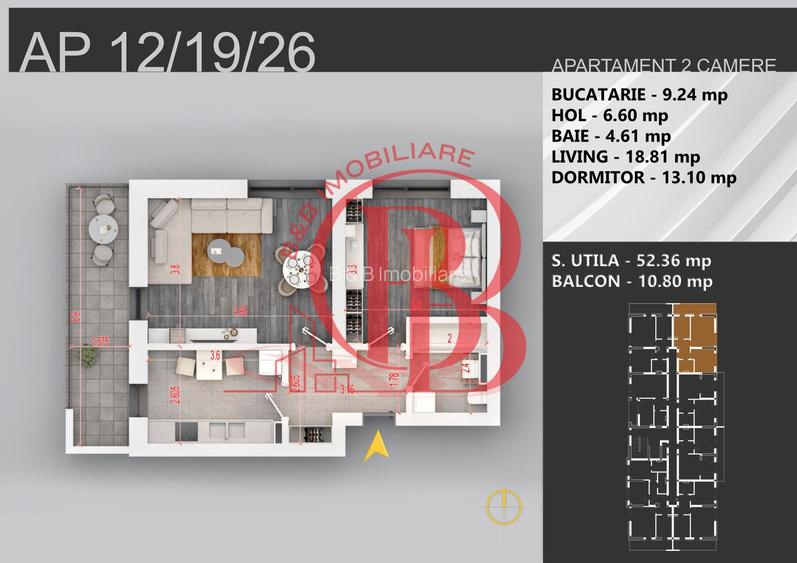 2 camere decomandat bloc boutique 7min STB Bratarii - 2