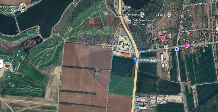 Teren 5,005mp Snagov /Deschidere la  DN 1
