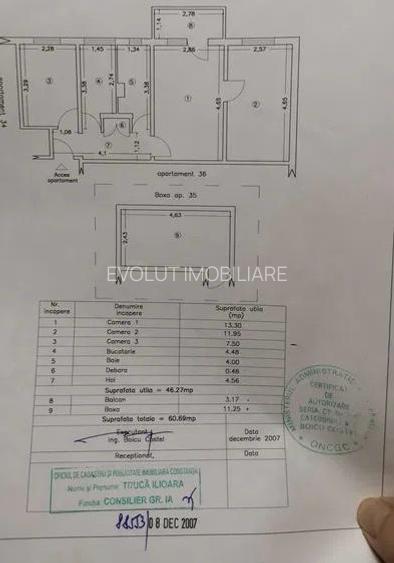 KM 4 5 - apartament 3 camere semidecomandat boxa - 11