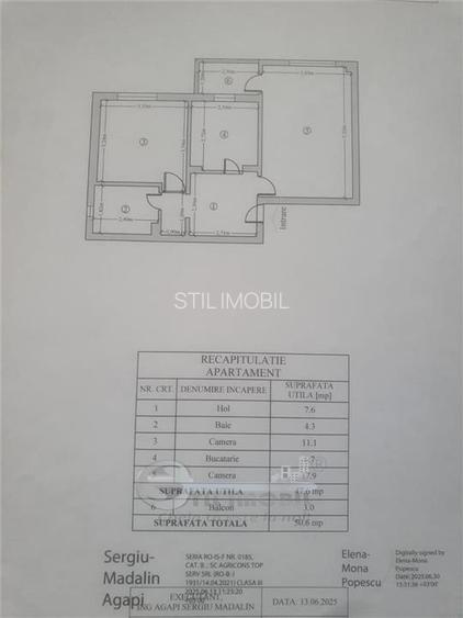 Apartament 2 Camere - Nicolina 2, Geam la baie - 8