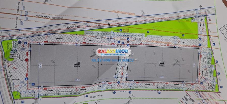 Teren 33500 m.p.PUZ Aprobat Industrial - Servicii - Hale - 4