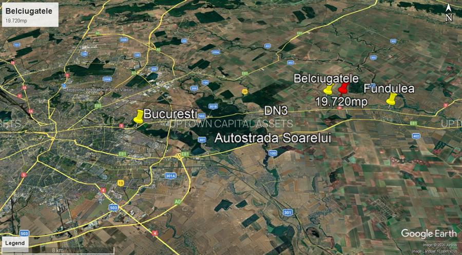 Teren rezidential | industrial 19.720mp Belciugatele Calarasi - 3