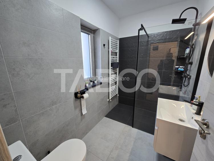 Casa moderna de vanzare mobilata 147 mpu teren 234 mp Selimbar Sibiu - 13