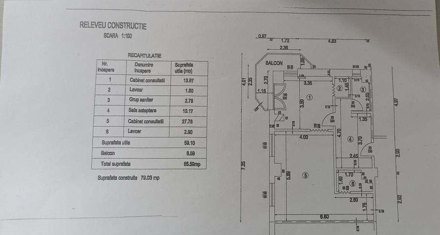 Apartament ultracentral cu alta destinatie decat cea de locuinta.