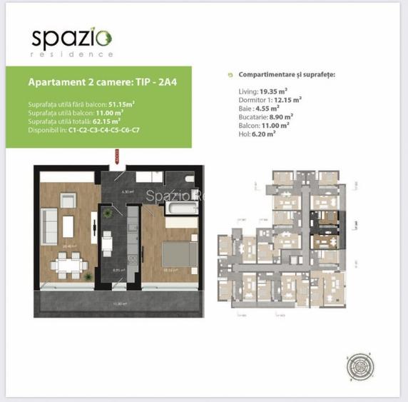 Apartament 2 camere, zona Prel. Ghencea - Alexandriei - Safirului - Bragadiru - 1