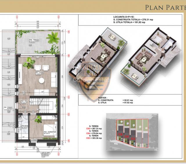 Vila D+P+1E , Ovidiu langa lac Alpha Villa Lake, parcare, gaze, 2 terase, 2 balc - 7