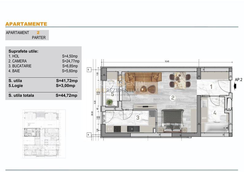 Garsoniera, langa Mall Grand Arena - zona Bd Metalurgiei, Berceni, S4 - 1