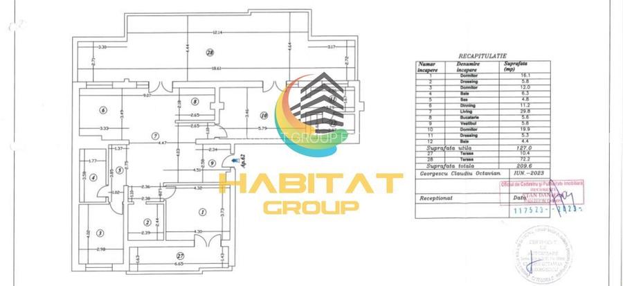 Penthouse 4 camere Nou Mihai Bravu Finalizat 3 min metrou - 7