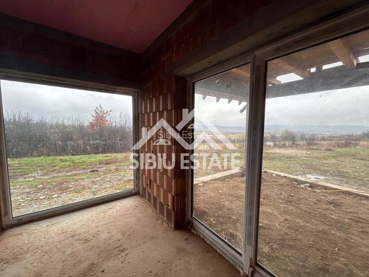 Casa 130 mp, teren 1000 mp, priveliște superbă – Marginimea Sibiului - 5