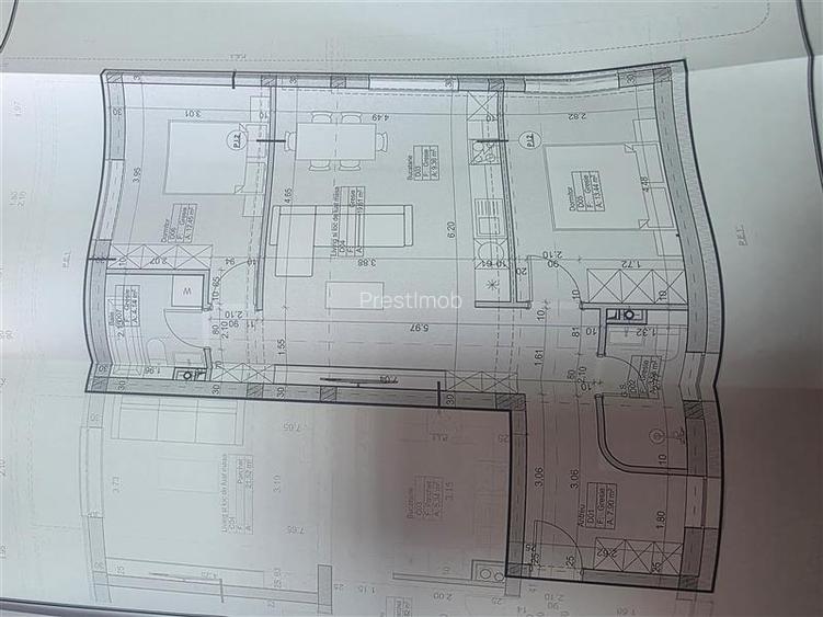 De vanzare ap 3 camere, semifinisat premium , Targu Mures - 2
