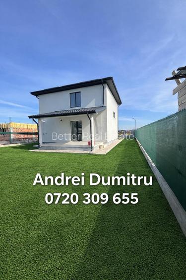 Casă 4 camere Comuna Berceni Ilfov, teren 420 mp, terasă acoperită, curte mare - 5