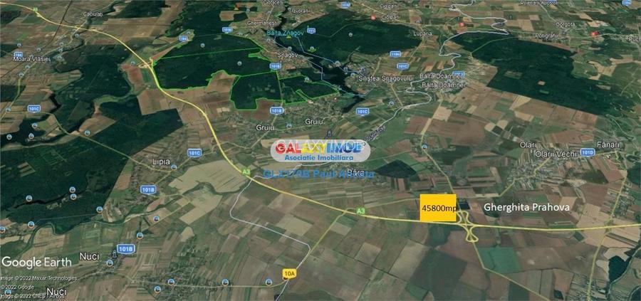 Teren Nod Autostrada A3 Gherghita industrial depozitare 45800 mp - 2