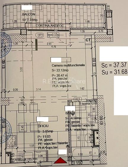 Garsonieră Obor, centrală, et. 1, an 2026, metrou, 39 mp - 7